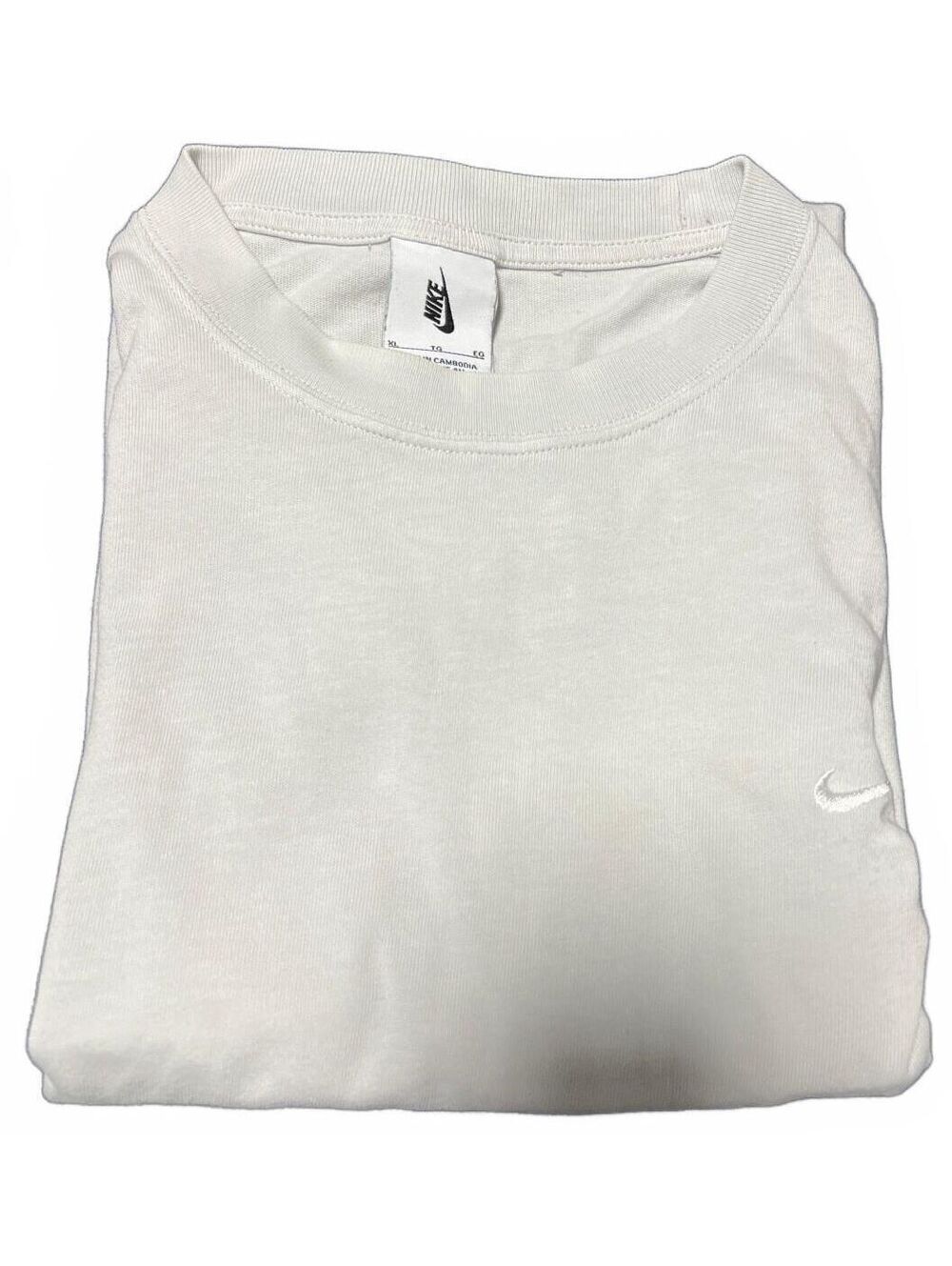 Vintage Nike Mens White Short Sleeve XL